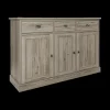 Ygo Dressoir COTTON Kristal Eik Licht Bruin| Dressoirs