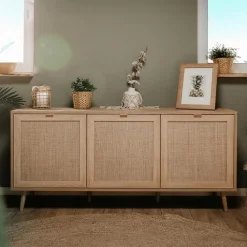 Ygo Dressoir EIVISSA Sonoma Eik/Riet B150| Dressoirs