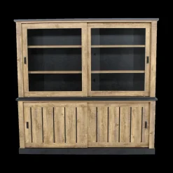 Ygo Dressoir KAMIEL Industrial Oak| Vitrinekasten