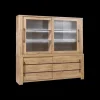 Ygo Dressoir met opzetkast SANS Scarlet Oak B230| Vitrinekasten