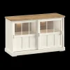 Ygo Dressoir TOLUCA Lariks/Old Teak met Glas B144| Dressoirs