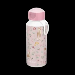 Ygo Drinkfles FAIRY GARDEN Pop-up 400ml Roze| Lunchboxes & Drinkbussen|To Go