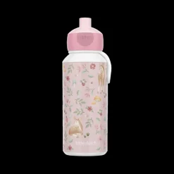 Ygo Drinkfles FAIRY GARDEN Pop-up 400ml Roze| Lunchboxes & Drinkbussen|To Go