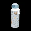 Ygo Drinkfles FOREST FRIENDS Pop-up 400ml Blauw| Lunchboxes & Drinkbussen|To Go