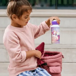 Ygo Drinkfles UNICORN GLOW Pop-up 400ml Roze| Lunchboxes & Drinkbussen|To Go