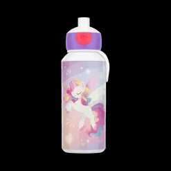 Ygo Drinkfles UNICORN GLOW Pop-up 400ml Roze| Lunchboxes & Drinkbussen|To Go