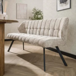 Ygo Eetbank SAVANA Stof Zand B180| Zitbanken