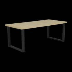 Ygo Eetkamer CASTELLO: Dressoir + Vitrinekast + Eettafel 180 + 4x Stoelen ALBA Plume| Woon- En Eetkamers