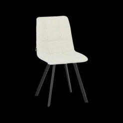 Ygo Eetkamer CASTELLO: Dressoir + Vitrinekast + Tafel 180x98 + 4X stoelen ERVI Cream| Woon- En Eetkamers