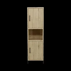 Ygo Eetkamer JAKARTA: Dressoir + Barkast smal + Tafel 225x100 + 4x stoelen ALICIA Touch Pearl| Woon- En Eetkamers