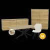 Ygo Eetkamer MADONNA: Dressoir MADONNA B240 + Wandkast MADONNA B120 + Eettafel STOZY 220/280x100 + 4x Stoel ALECIO Touch Pearl| Woon- En Eetkamers