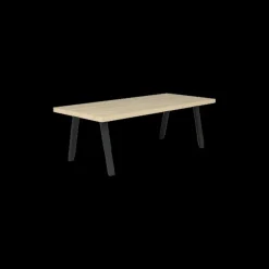 Ygo Eetkamer TEODOR: Dressoir + Vitrinekast + Eettafel ABBEY 230x100 + 4x stoelen INDIGO Mouse Grey| Woon- En Eetkamers