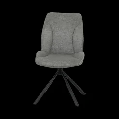 Ygo Eetkamer TEODOR: Dressoir + Vitrinekast + Eettafel ABBEY 230x100 + 4x stoelen INDIGO Mouse Grey| Woon- En Eetkamers