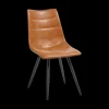 Ygo Eetstoel LORRY PU Cognac| Stoelen