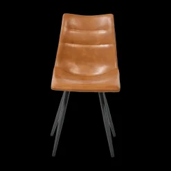Ygo Eetstoel LORRY PU Cognac| Stoelen