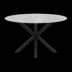 Ygo Eettafel ALONSO Ø130 H76 Keramiek Grijs| Eettafels