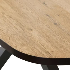 Ygo Eettafel ARTEGO Ovaal 200x100 Sterpoot Scarlet Oak| Eettafels