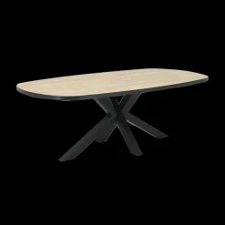 Ygo Eettafel ARTEGO Ovaal 200x100 Sterpoot French Oak| Eettafels