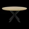 Ygo Eettafel BILLIE Ø120 Naturel Spinpoot| Eettafels