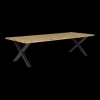 Ygo Eettafel BRISTOL 1 Natural Oil 280x100| Eettafels