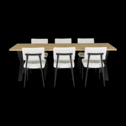 Ygo Eettafel BRISTOL 1 Natural Oil 280x100| Eettafels