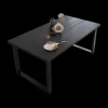 Ygo Eettafel CASTELLO Zwarte Eik 180x98| Eettafels