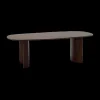 Ygo Eettafel CHANDRA 230x120 Mango Donkerbruin| Eettafels