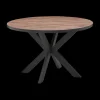 Ygo Eettafel DELPHINE Ø120 Sterpoot Zwart| Eettafels