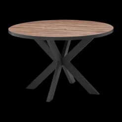 Ygo Eettafel DELPHINE Ø120 Sterpoot Zwart| Eettafels