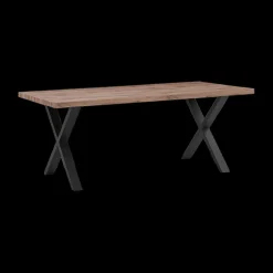 Ygo Eettafel DELPHINE Rechthoekig 190x95 X-Poot| Eettafels