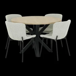 Ygo Eettafel EATING Ø110 Spinpoot| Eettafels