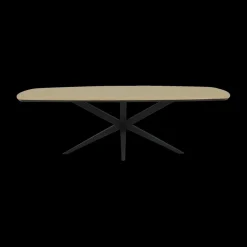 Ygo Eettafel ENCANTO Deens Ovaal 250x128 Blond Oak| Eettafels
