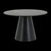 Ygo Eettafel FERMO Ø120 Fineer Zwart| Eettafels
