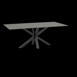 Ygo Eettafel FERRIS Keramiek Zwart 200x100| Eettafels