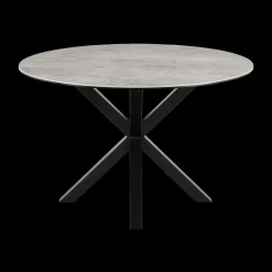 Ygo Eettafel FERRIS Keramiek Grijs Ø119| Eettafels