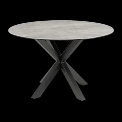 Ygo Eettafel FERRIS Keramiek Grijs Ø119| Eettafels