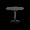 Ygo Eettafel GRANTHAM Keramiek Mat Zwart Ø90cm| Eettafels
