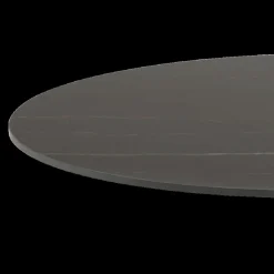 Ygo Eettafel GRANTHAM Keramiek Mat Zwart Ø90cm| Eettafels