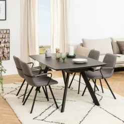 Ygo Eettafel HEDVIG Keramiek Verlengbaar 160/240x97| Eettafels