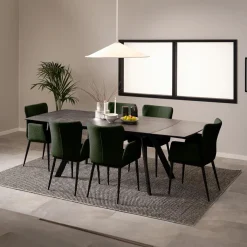 Ygo Eettafel HEDVIG Keramiek Verlengbaar 160/240x97| Eettafels