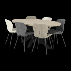 Ygo Eettafel KOLKATA Fresh Oak 250x128| Eettafels