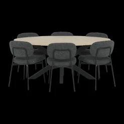 Ygo Eettafel KOLKATA Fresh Oak 250x128| Eettafels