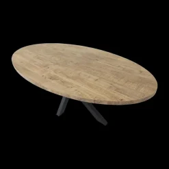 Ygo Eettafel KOLKATA Ovaal Mango 220x120| Eettafels