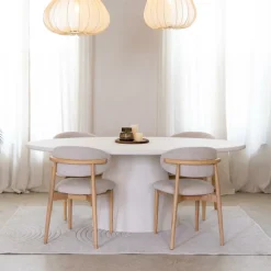 Ygo Eettafel KYTHIRA Ovaal 240x120 Microcement| Eettafels