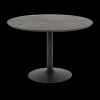 Ygo Eettafel LUTOR Ash Black Fineer Ø110cm| Eettafels