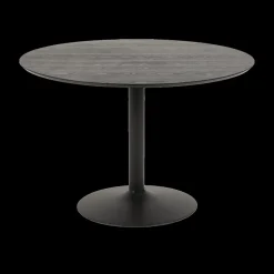 Ygo Eettafel LUTOR Ash Black Fineer Ø110cm| Eettafels