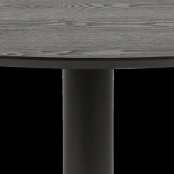 Ygo Eettafel LUTOR Ash Black Fineer Ø110cm| Eettafels
