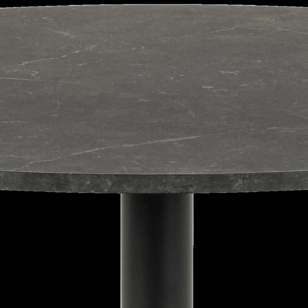 Ygo Eettafel LUTOR Marble Black Ø110| Eettafels