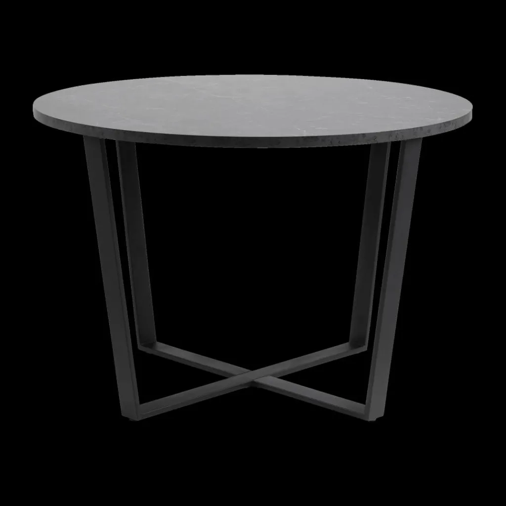 Ygo Eettafel MAITE Marble Black Ø110cm| Eettafels
