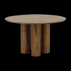Ygo Eettafel MAYA Rond Ø130 Acacia Walnoot| Eettafels